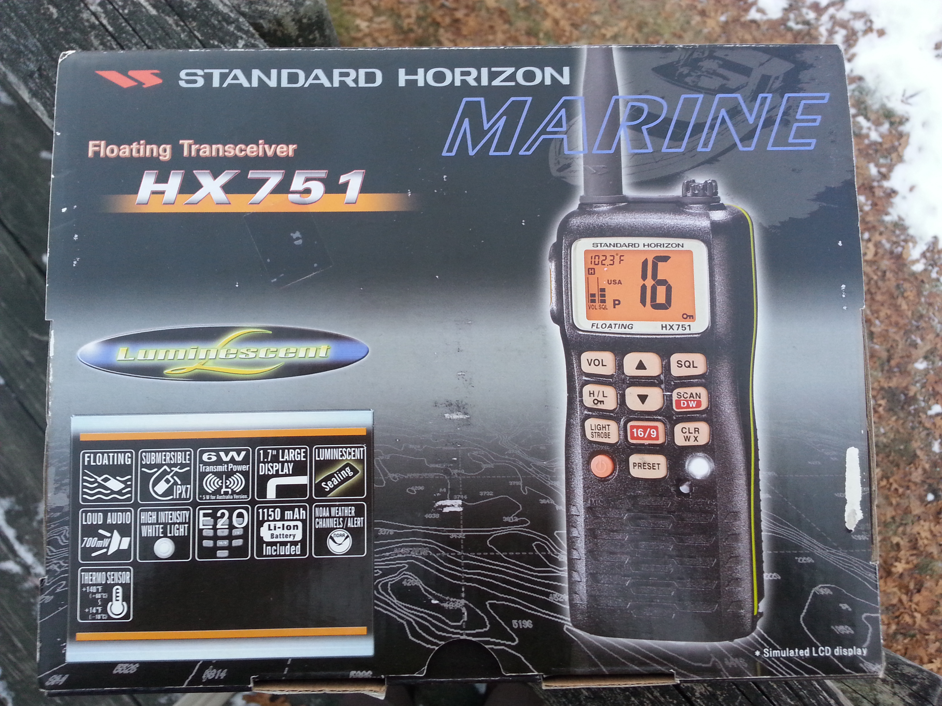 割引卸し売り スタンダードホライゾン　国際VHFトランシーバー　HX751 アマチュア無線