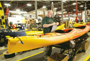 Old Town, Necky, and Ocean Kayaks are made in Maine