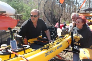 Charlie Foriter provides his insight at the Kayak Fishing Clinic 