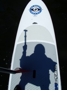 Silhouette on SUP