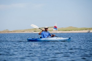 Edgartown, Massachusetts, Aug. 28, 2010. The President goes kayaking. What's missing from this photo?